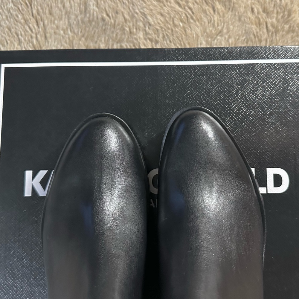 Karl Lagerfeld Paris Studded Boots - Picture 5 of 9